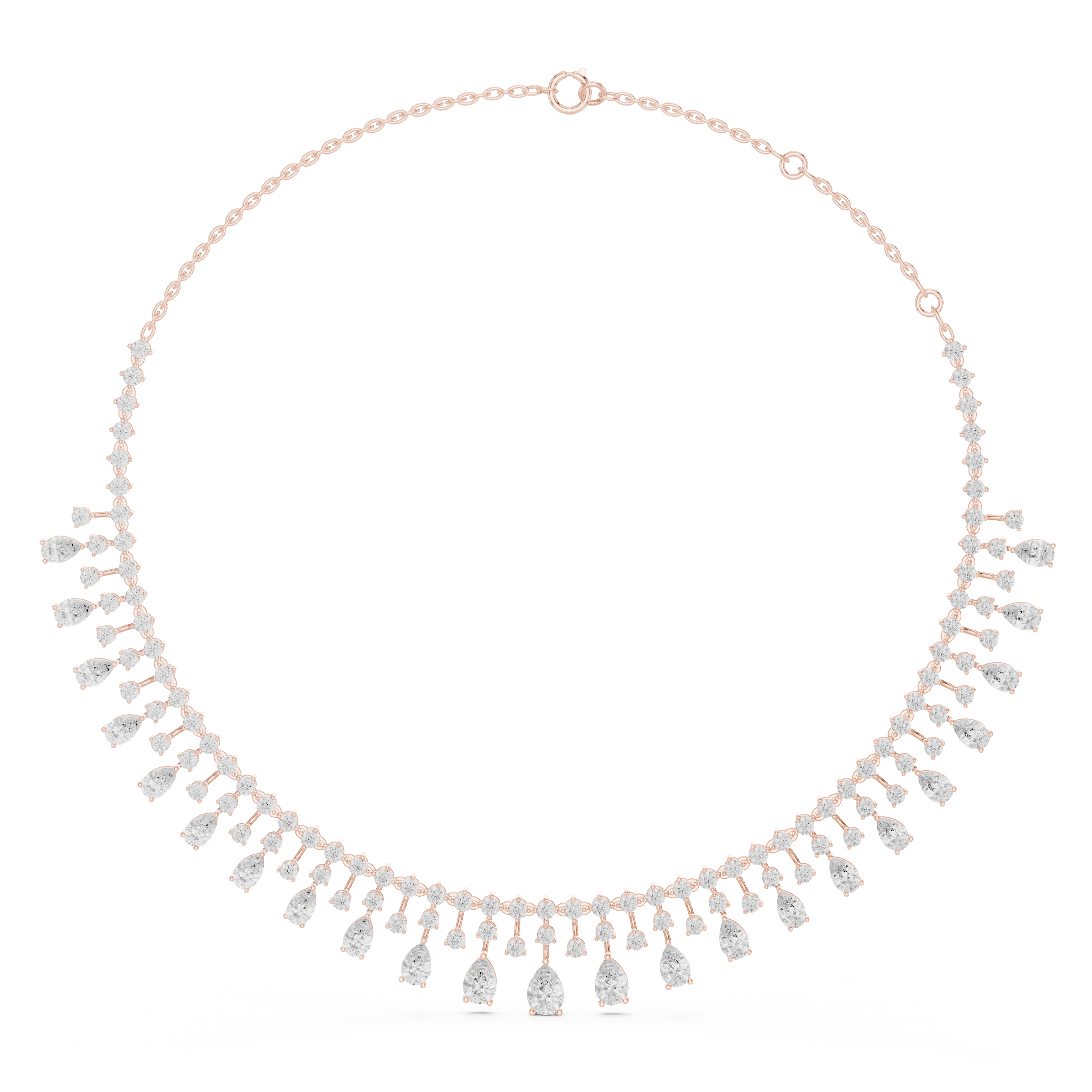 Rosé Cascade Royale Necklace