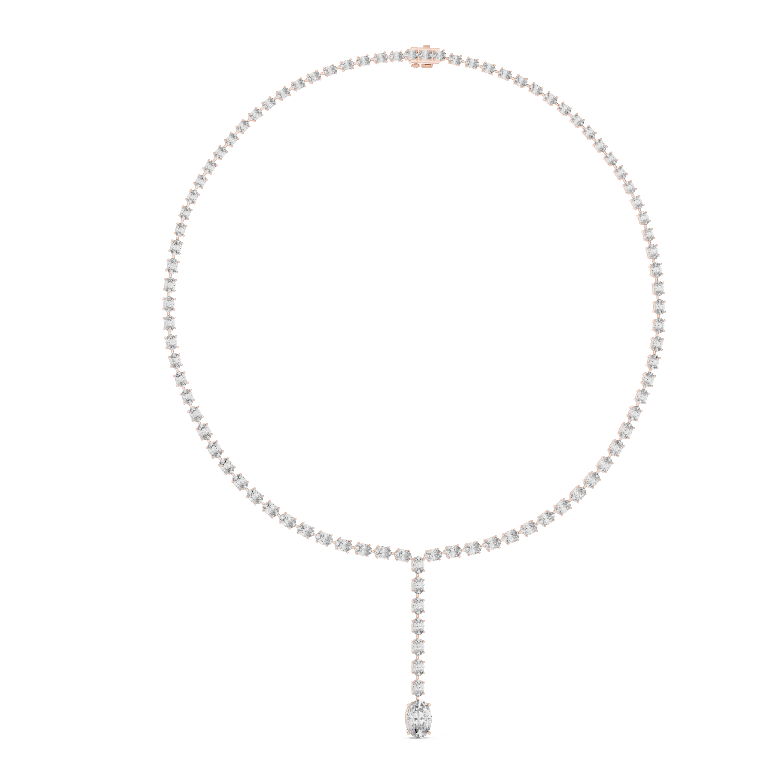 Celeste Drop Diamond Necklace