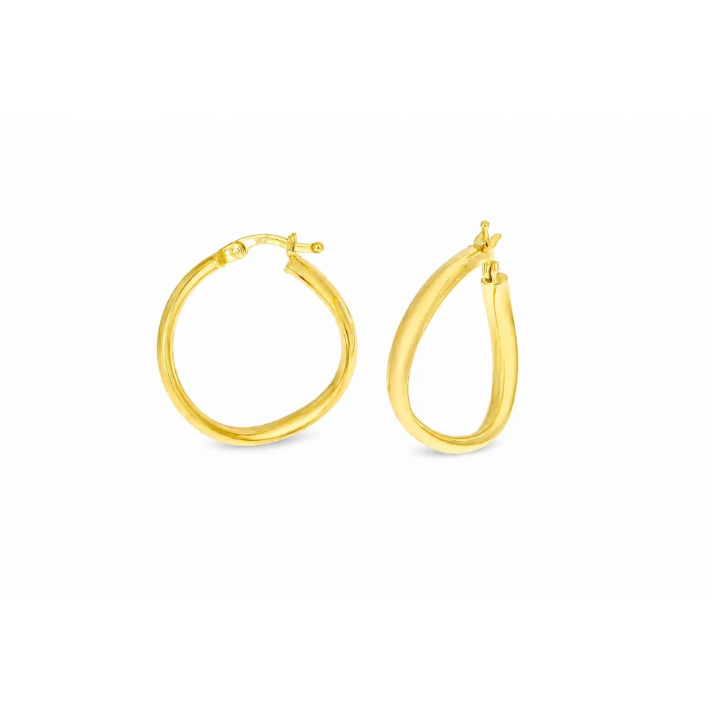 Hollow Gold Earring