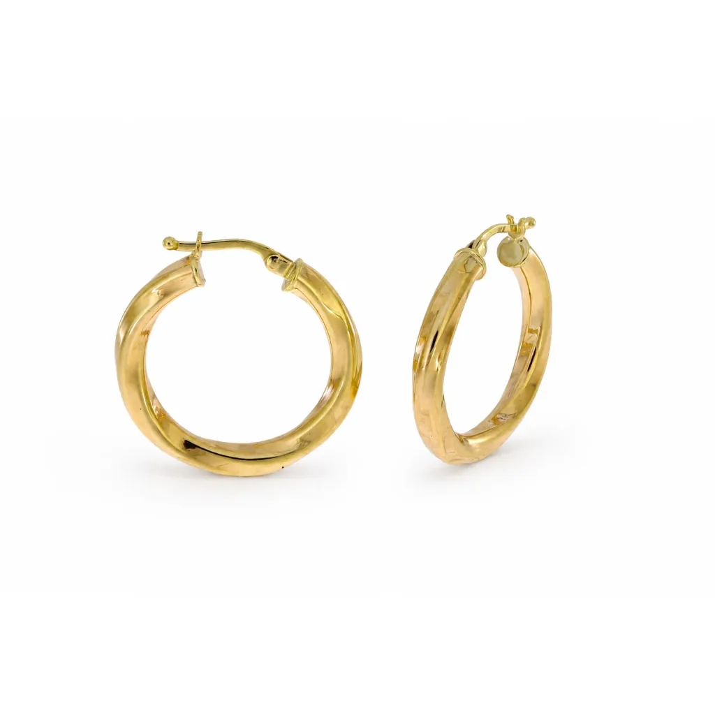 Hollow Gold Earring