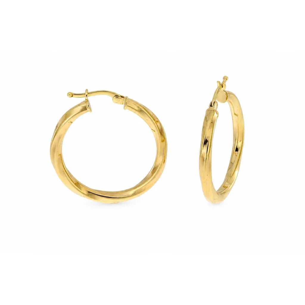 Hollow Gold Earring
